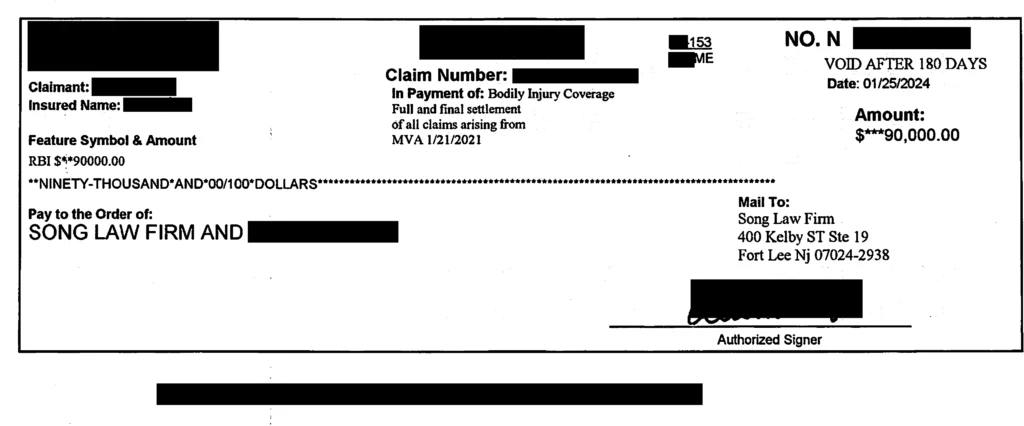 PI Success Story 5 — Song Law Firm
