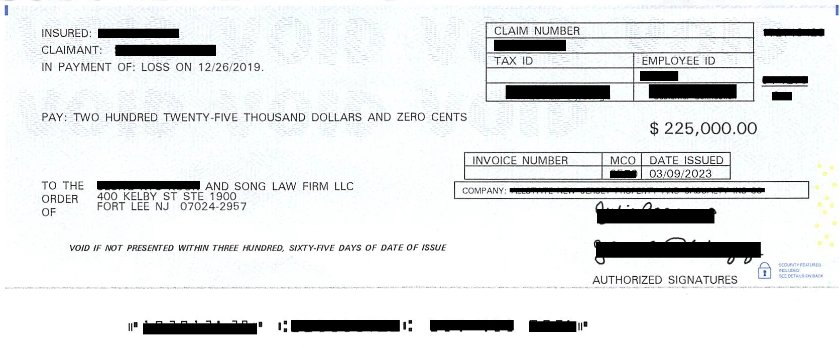PI Success Story 9 225k — Song Law Firm
