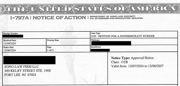 O1b Graphic Designer — Song Law Firm