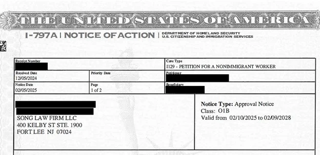 [O-1B] Architectural Designer’s Artist Visa Renewal Approved
