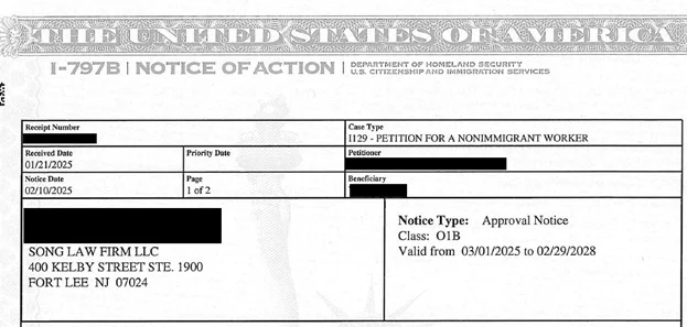[O-1B] Architectural Designer’s Artist Visa Approved 