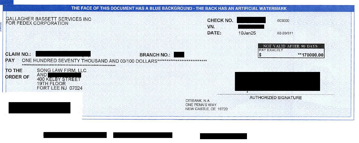 $170,000 Settlement Success: Right-of-Way Crash on Federal Property in Edison, NJ