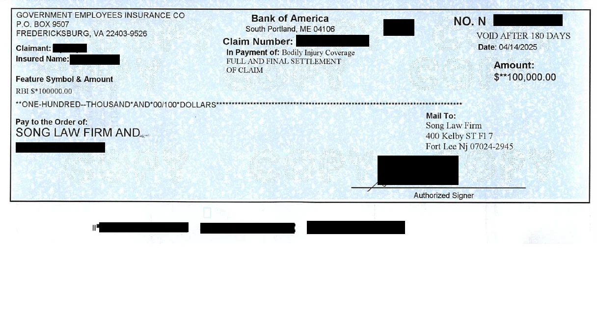 PI Success Story 22 R100000 — Song Law Firm