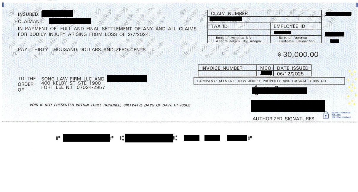 PI Success Story 25 J30k — Song Law Firm