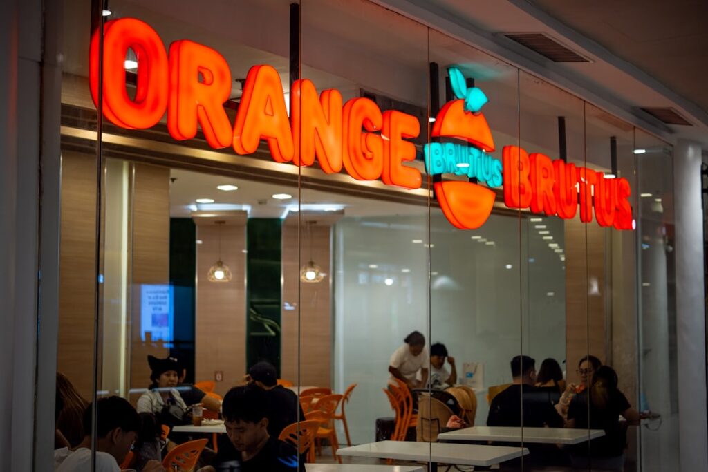 Restaurant franchise interior — multi-unit M&A