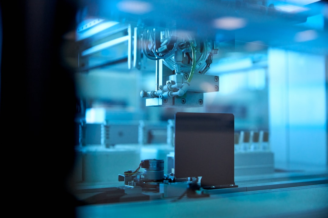 Industrial robotic arm in laboratory - EB-2 NIW AI/ML researcher