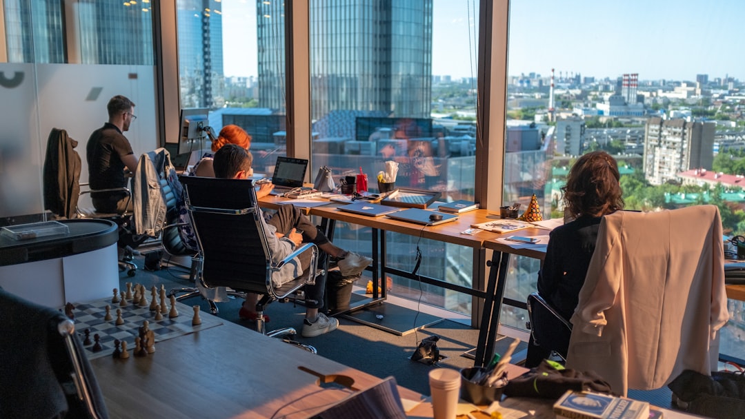 Empty office workplace scene representing sexual harassment hostile work environment Faragher Ellerth case
