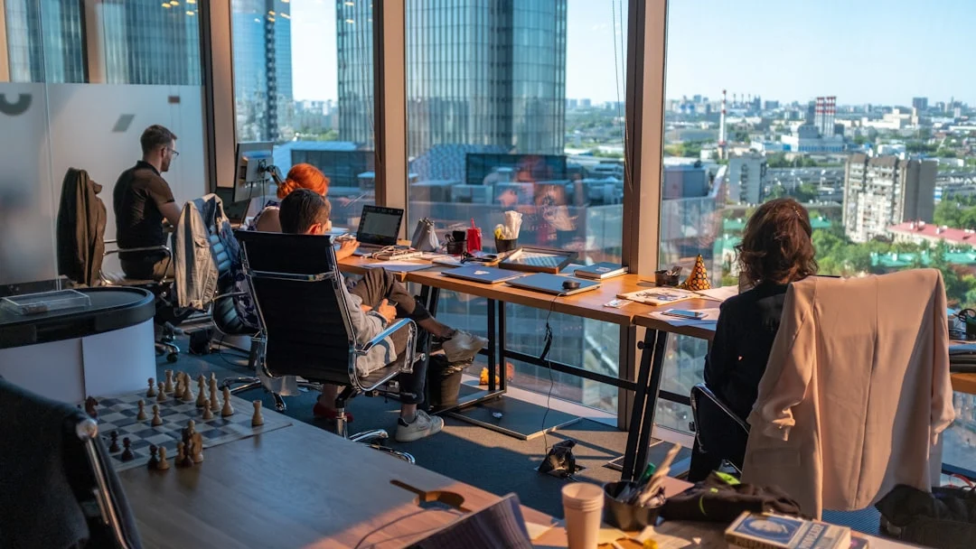 Empty office workplace scene representing sexual harassment hostile work environment Faragher Ellerth case