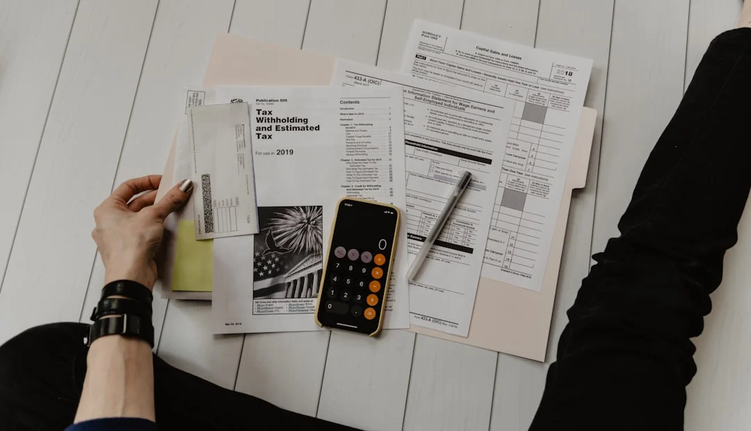 Person with calculator and paper representing alimony modification calculations after change of circumstances NJ