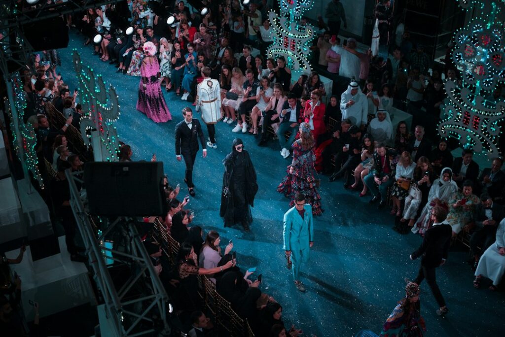 people fashion show on stage